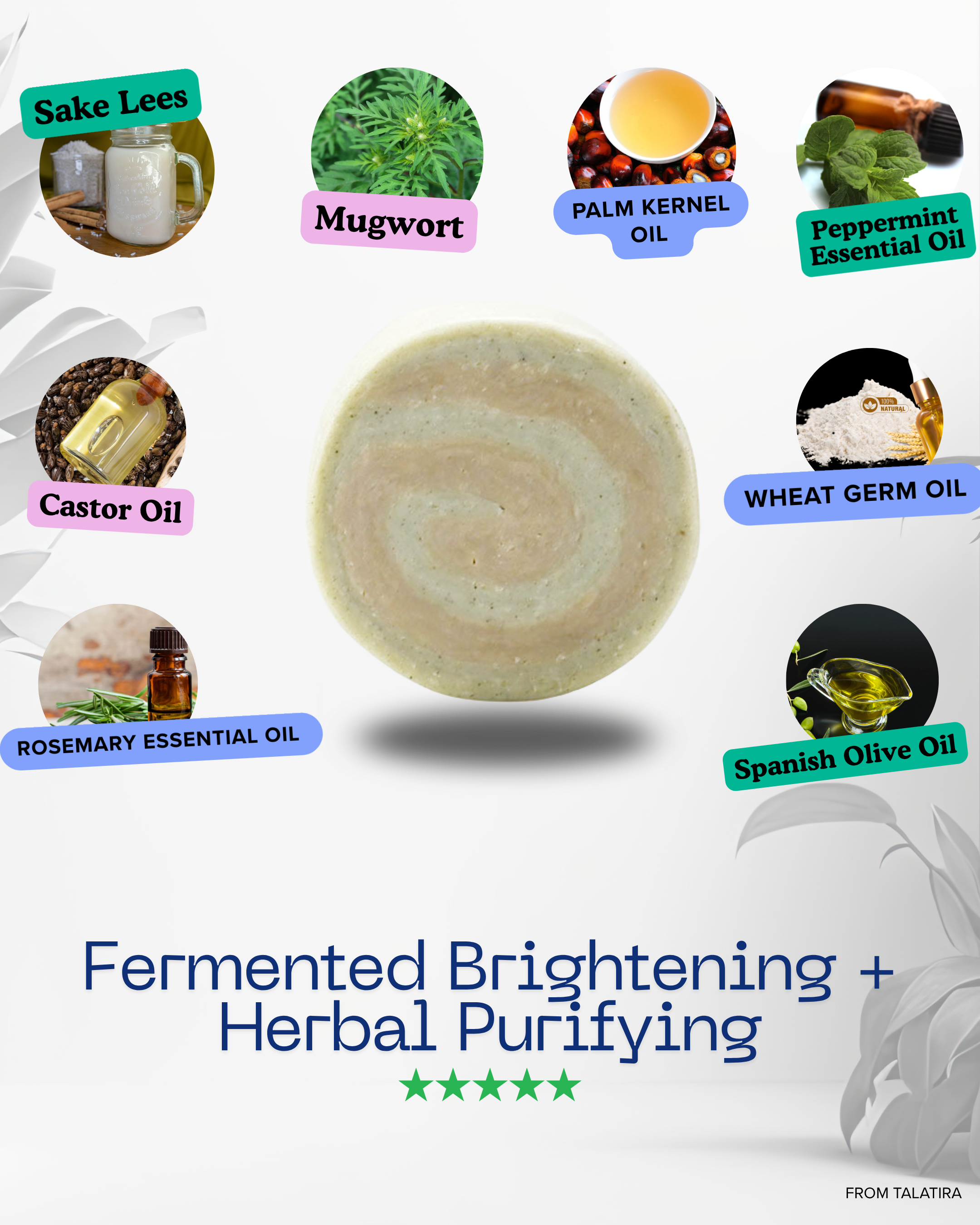 Stoneground Sake Lees & Mugwort Bar