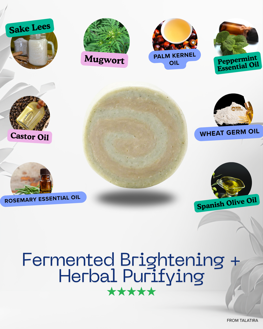 Stoneground Sake Lees & Mugwort Bar